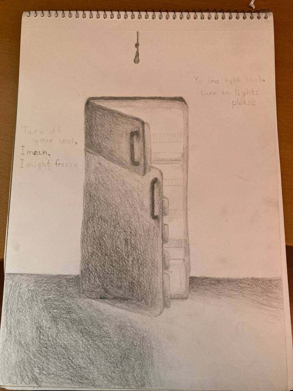 My visual interpretation of a song lyrics.